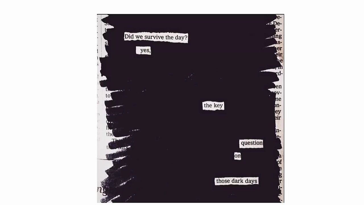 Blackout Poetry