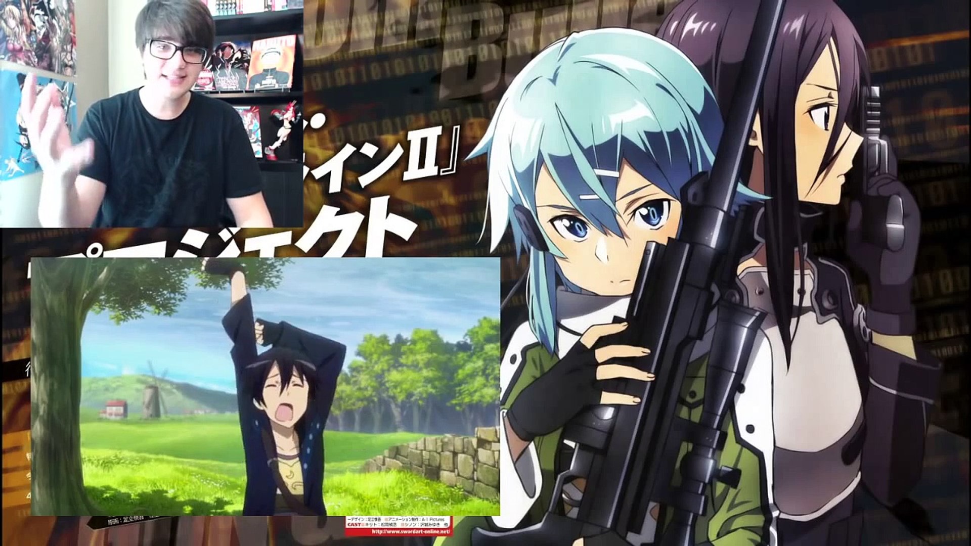 Sword Art Online 2 Episode 11 Asuna Vs Sinon ソードアート オンライン Ii Gun Gale Online Review Video Dailymotion