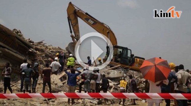Bangunan runtuh, setakat ini 30 terkorban