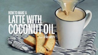 Great Food - How to Make A Latte With Coconut Oil ✓