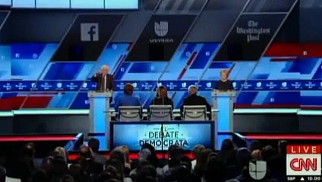 FULL CNN UNIVISION DEMOCRATIC DEBATE 2016 - P4 - March 09, 2016