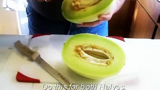FAQ how to slice a honeydew melon efficiently