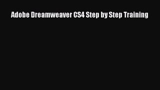 Download Adobe Dreamweaver CS4 Step by Step Training PDF Online