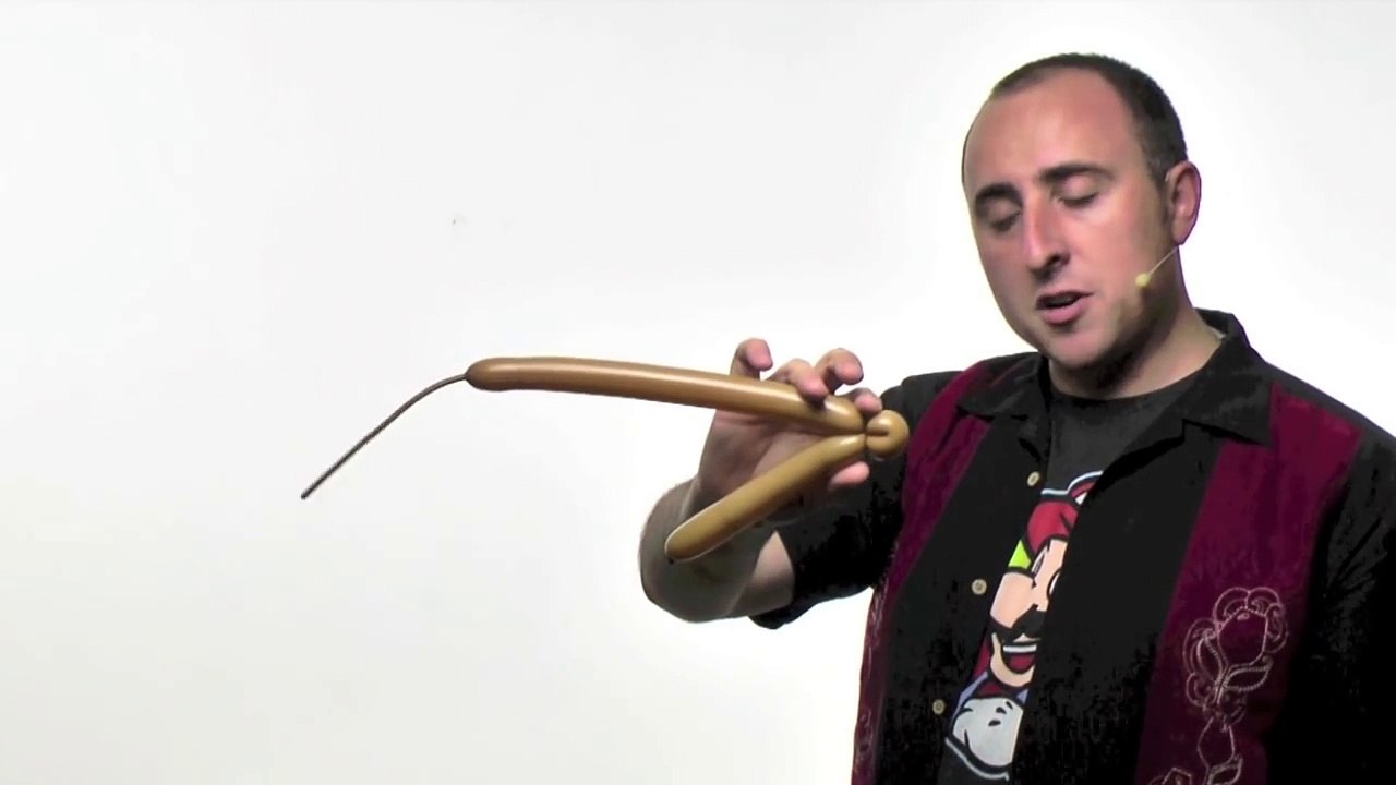 One Balloon Mustache - Balloon Animal Lessons #3