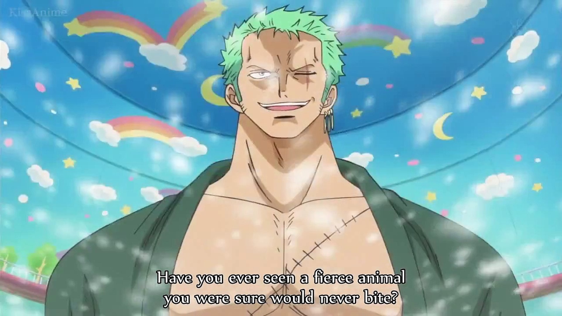 One Piece Zoro Vs Monet Ittoryu Daishinkan Video Dailymotion