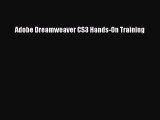 Read Adobe Dreamweaver CS3 Hands-On Training Ebook Free