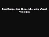 Read Travel Perspectives: A Guide to Becoming a Travel Professional Ebook Free