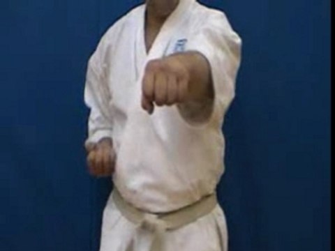 Shotokan karate - basic punch chokuzuki