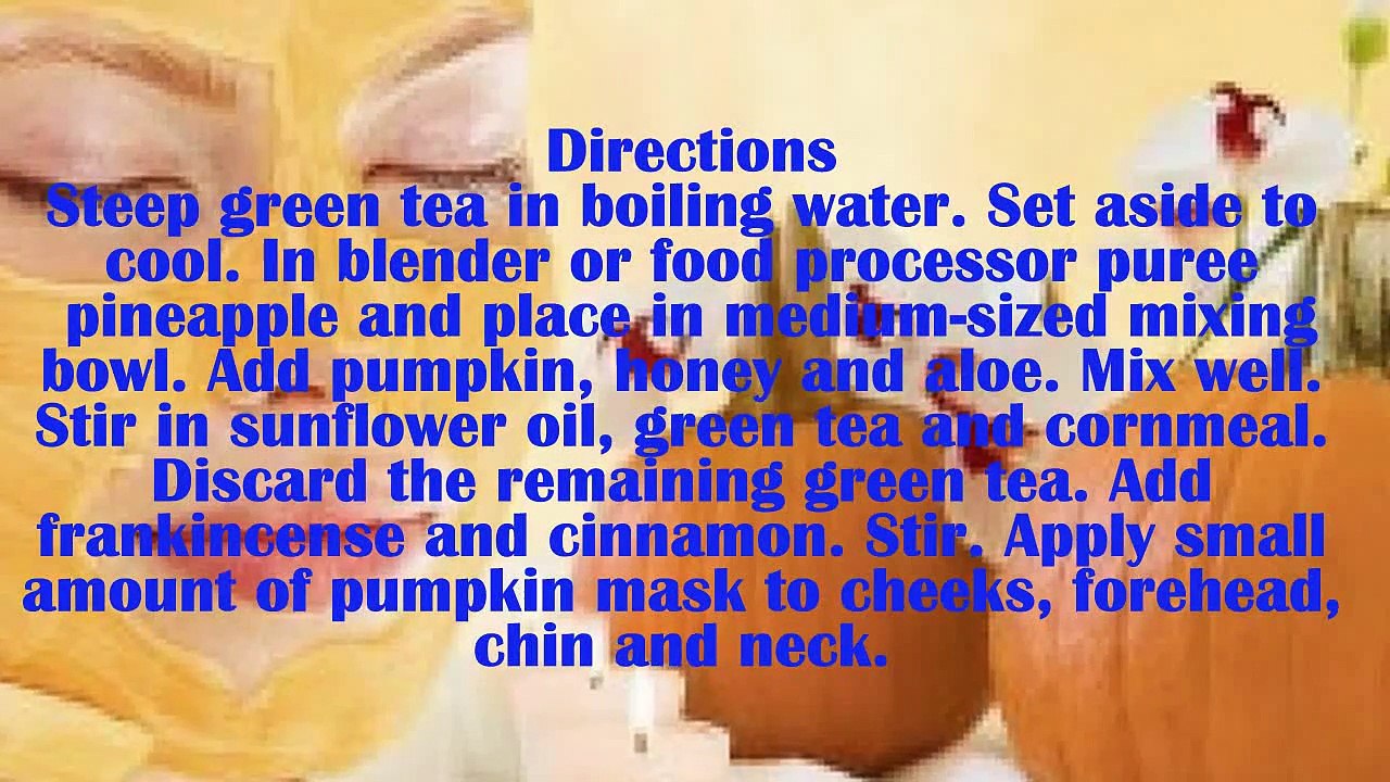How To Make Harvest Pumpkin Exfoliating Mask