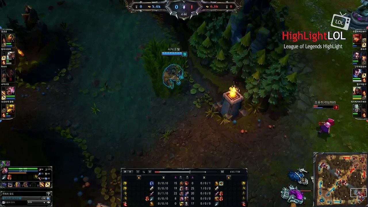 bronze 5 Alistar, How to gank Bot lane, Korea league of legends