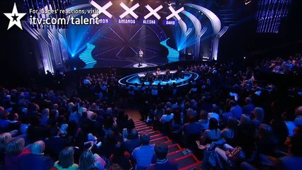 Comedian Gatis Kandis - Britain's Got Talent 2012 Live Semi Final - UK version
