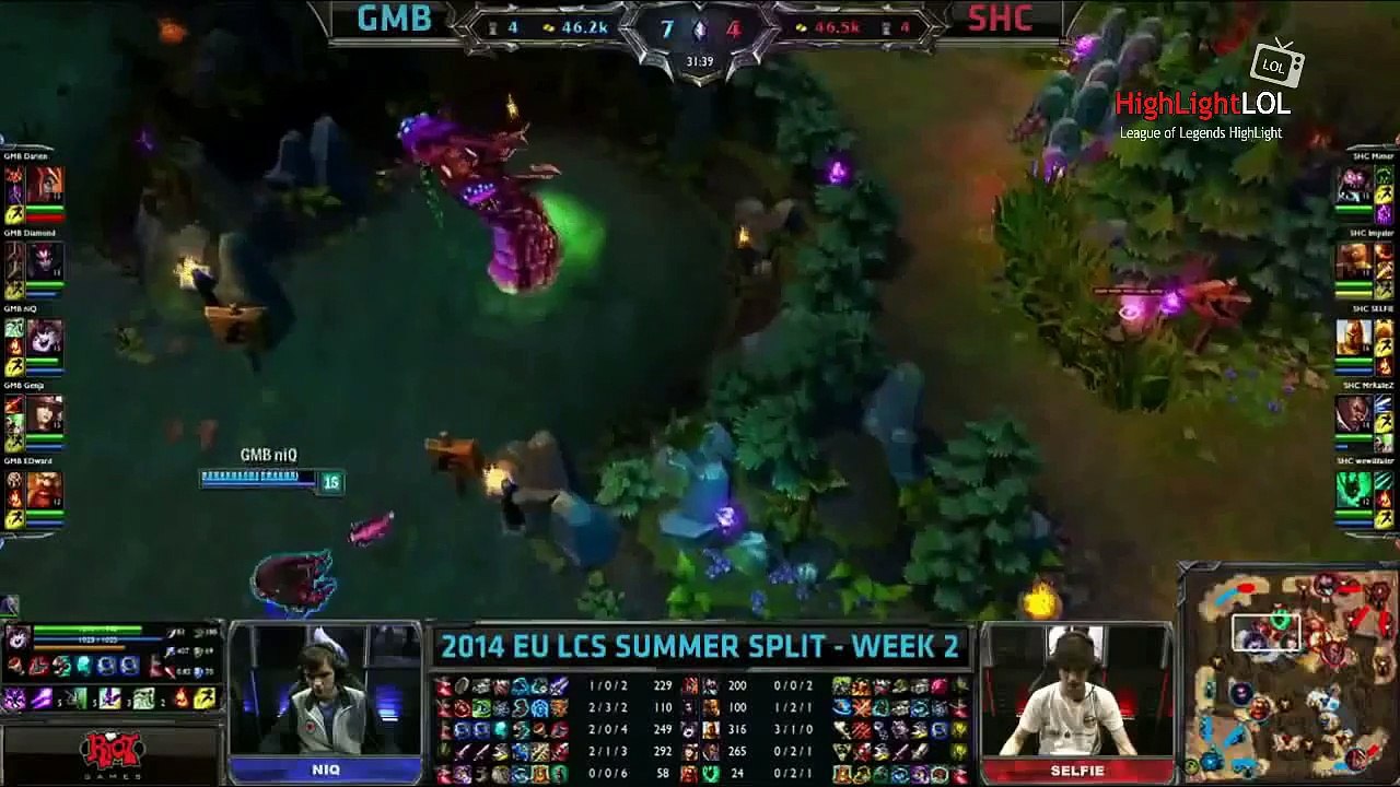 Highlight SHC Thresh Madlife Hook SHC VS GMB EU LCS Summer 2014