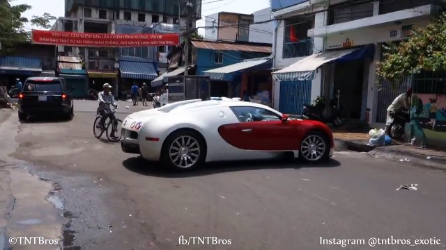 Bắt gặp Bugatti Veyron 16.4 duy nhất Việt Nam trên đại lộ Đông Tây