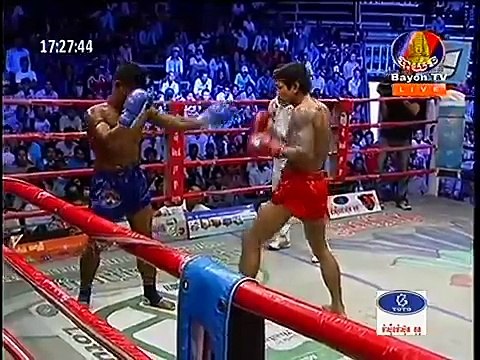 Thai BunHan Vs Nov Sitha 14 Mar 2014 Kun Khmer Boxing