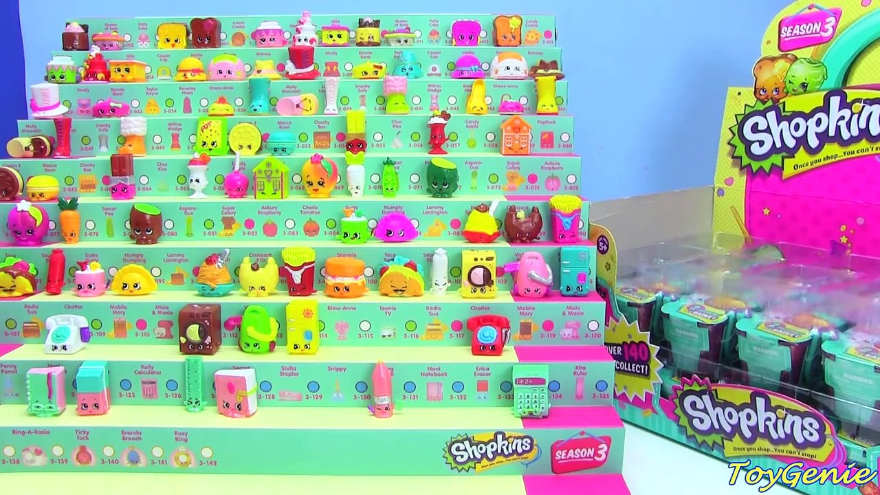 Shopkins Season 3 Blind Baskets Full Case Opening with 6 Ultra Rares