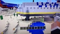Minecraft plane tutorial making a boeing 737 800 part 5