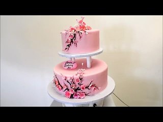 Cherry Blossom Wedding Cake - Japanise Wedding Cake