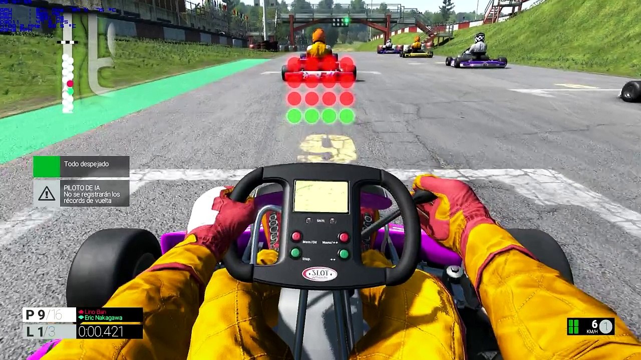 PROJECT CARS KARTING HELMET CAM PC PS4 XONE GAMEPLAY