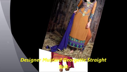 Orange Color Salwar Kameez by nikvik.com