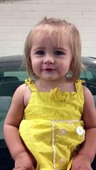 Babys priceless reaction after hearing car alarm