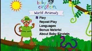 Opening To Baby Einstein:World Animals 2004 DVD