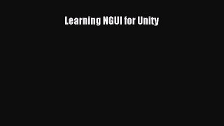 Download Learning NGUI for Unity PDF