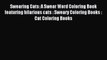 [Download PDF] Swearing Cats: A Swear Word Coloring Book featuring hilarious cats : Sweary