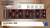 Red Red Wine - UB40 Guitar Backing Track with scale chart and chords