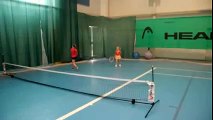 Алена, 4 года ФОК Щелоковский, большой теннис для детей в Н Новгороде