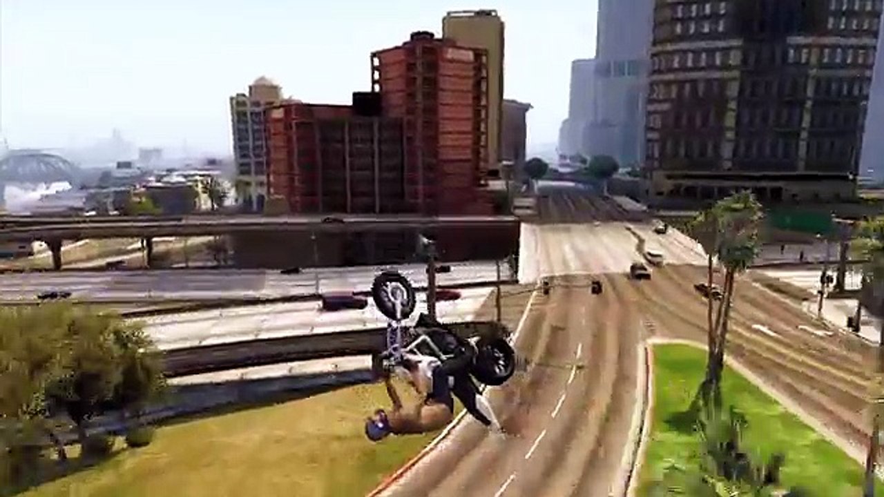 GTA 5- FUNNY MOMENTS #11 (GTA V Insulting Cops, Funny Bike Accidents and more)