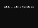 Read Modeling and Analysis of Dynamic Systems PDF Online