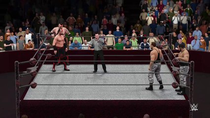 WWE 2K16 the ascension v the bushwackers