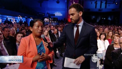 Undocumented woman challenges candidates to &apos;reunite the families&apos;
