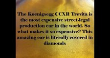 The Most Expensive Car - $4 8 Million Koenigsegg CCXR Trevita