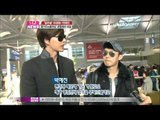 [Y-STAR]Airport fashion of Park Hyejin and Heo Kyunghwan(박해진 허경환 공항패션 대결)