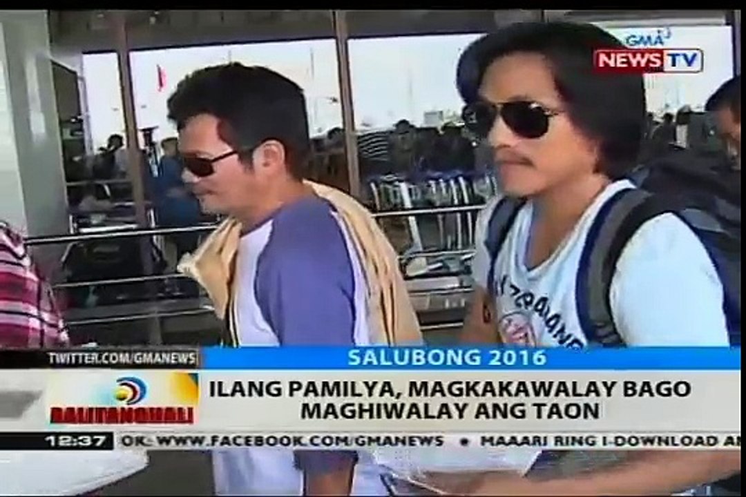 BT: Ilang pamilya, magkakawalay bago maghiwalay ang taon