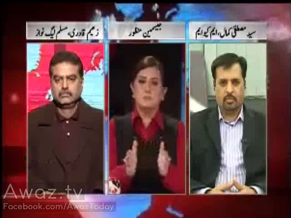 Biggest Fight Of Mustafa Kamal And Zaeem Qadri On Live Show