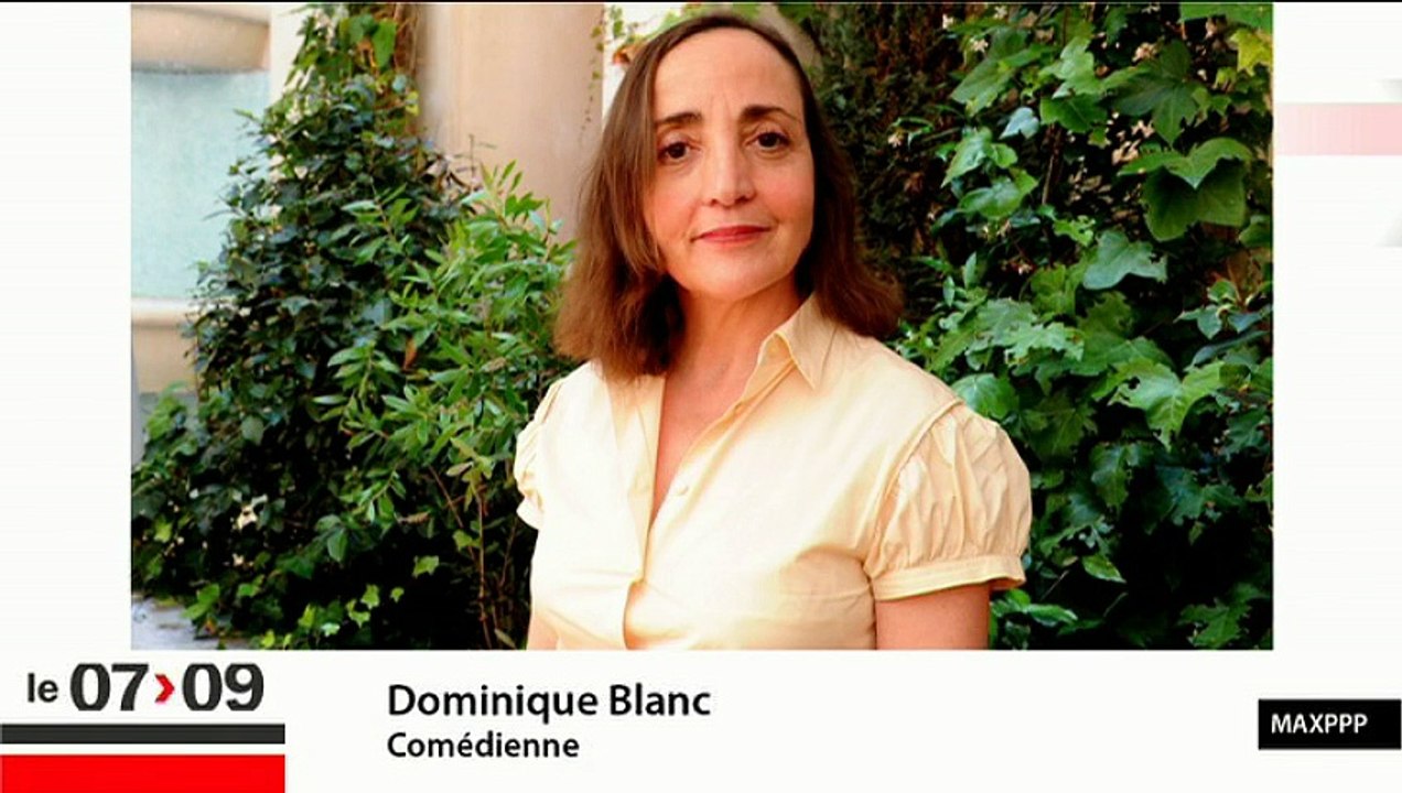Dominique Blanc : "Le métier de comédienne est 1 000 fois plus dur que celui de comédien"