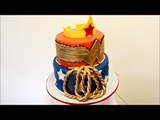 Wonder Woman Party Idea - Wonder Woman Cake