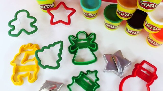 Christmas Cookies with Play Doh DCTC Bakery Playdough Gingerbread Man Reindeer Navidad Pla