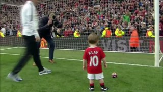Wayne Rooneys Son Klay Scores His First Goal At Old Trafford Adorable