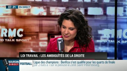 Apolline de Malherbe: Loi Travail: Le gouvernement reçoit un soutien encombrant de la droite - 10/03