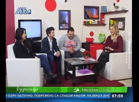 Budilica gostovanje (Danijela Branković, Vujadin Matejević, Petar Beban Jovanović), 10. mart 2016. (RTV Bor)