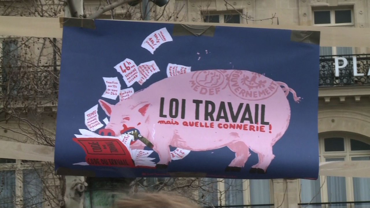Plusieurs milliers de participants à la manifestation syndicale en France