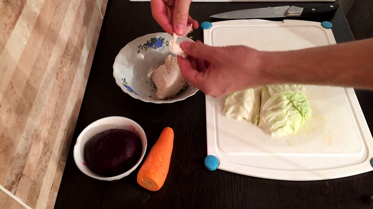 Овощной салат с мясом. Рецепт от Ивана!