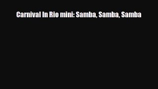 PDF Carnival In Rio mini: Samba Samba Samba PDF Book Free