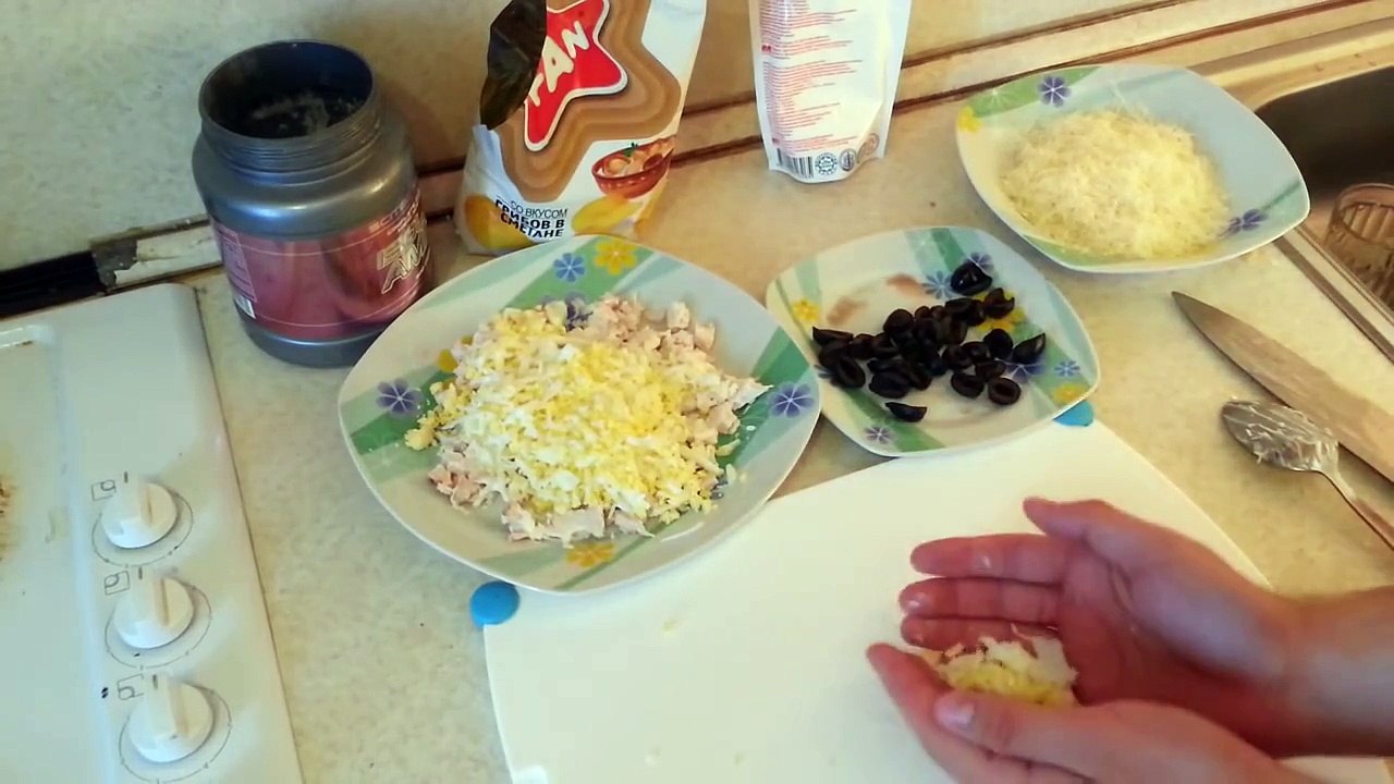 Салат подсолнух. Необычный рецепт от Ивана!