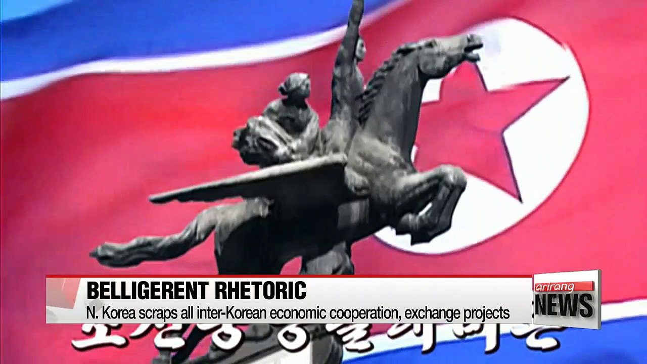 N. Korea scraps all inter-Korean economic cooperation and exchange projects between two Koreas