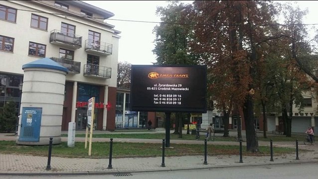 EKRAN LED ŻYRARDÓW DWORZEC PKP TEL. 782 666 777