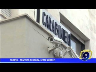 Corato |  Spaccio di droga, sette arresti